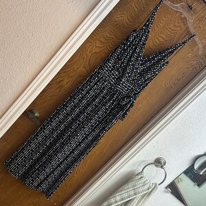 Elegant Black and White Women's Jumper